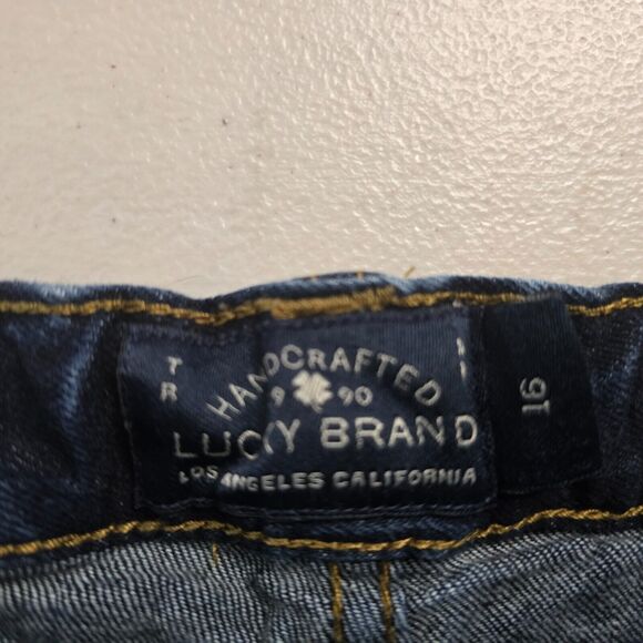 Lucky Brand Jeans Women's 16 Blue Dark Wash Classic Straight - Picture 3 of 16